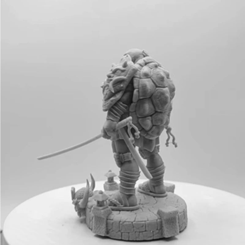 Turtle Hero Swordsman with Dual Swords 1/24 Resin Figure Kit - 1/24 resin model view 5