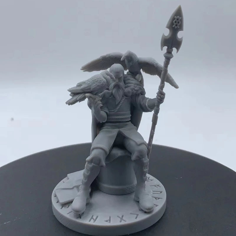 Odin All-Father Winged Norse God 1/24 Resin Figure Kit - 1/24 resin model view 4