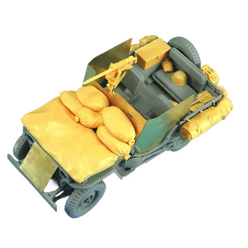 1/35 Scale Military Vehicle Cargo Load Resin Miniature Parts Kit - 1/35 resin model view 2