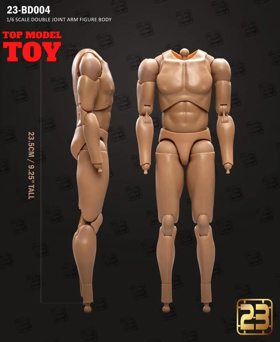 1/6 Scale Muscular Male Articulated Resin Figure Body - 23BD005 - 1/6 resin model view 4