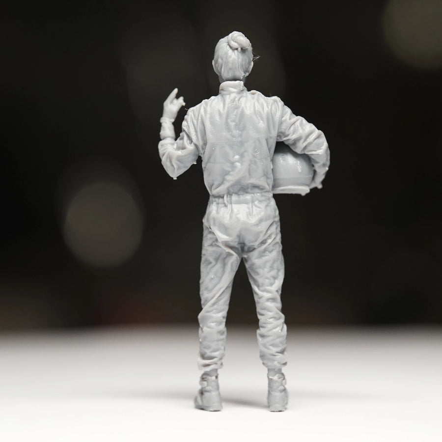 Racing Driver with Helmet - 1/35 Resin Figure Kit - 1/35 resin model view 5