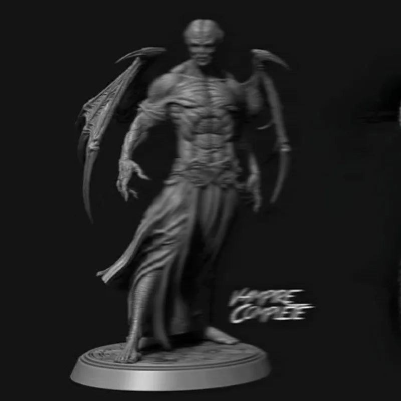 Winged Demon Vampire Fantasy 75mm Resin Figure - 75mm resin model view 2