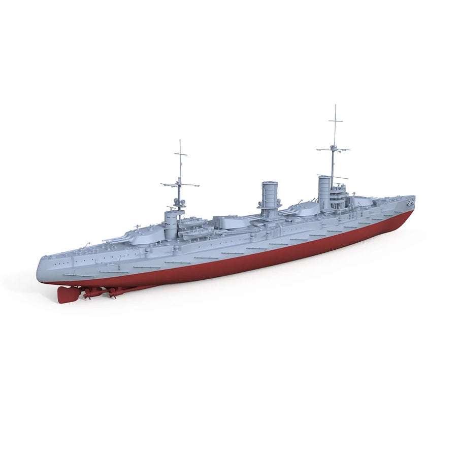 Soviet Gangut-Class Battleship 1/700 Resin Model Kit - 1/700 resin model view 3