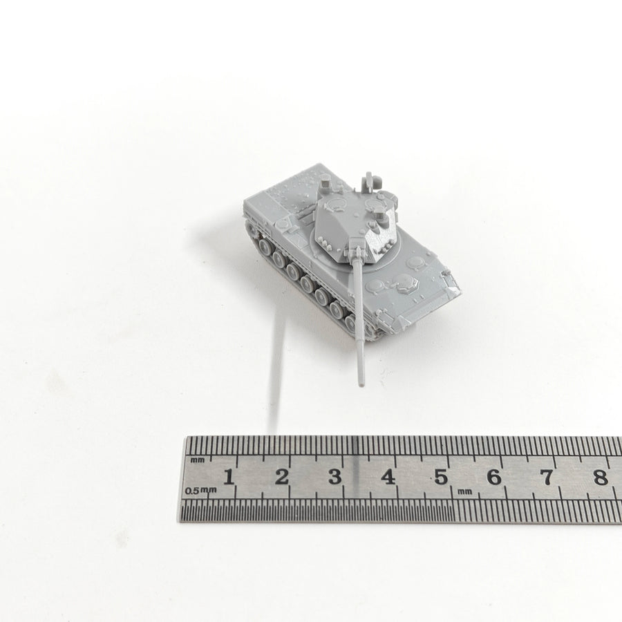 Cold War American Main Battle Tank Micro-Scale Resin Kit - resin model view 2