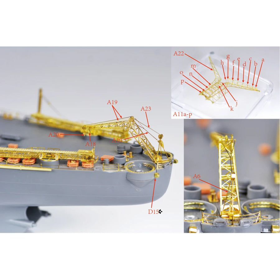 WWII US Navy Battleship Missouri 1/350 Resin Model Kit - 1/350 resin model view 6