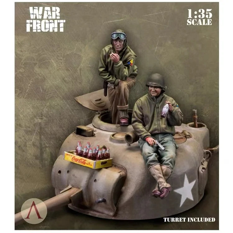 WWII American Tank Crew Complete Set 1/35 Resin Figure Kit - 1/35 resin model view 5