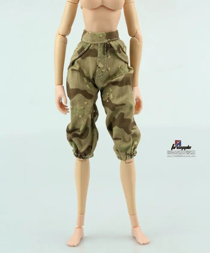 US Military Desert Camo Cropped Trousers 1/6 Resin Figure Accessory - 1/6 resin model view 3
