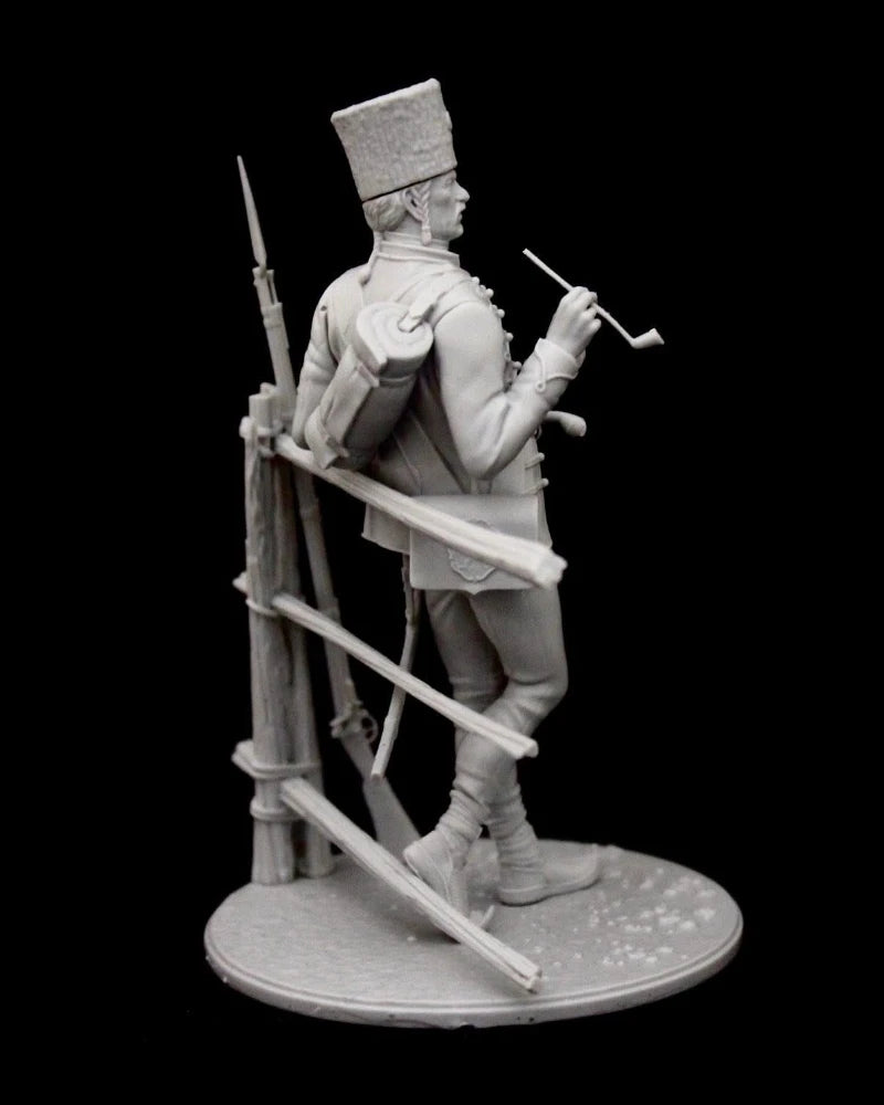 Napoleonic Austrian Infantryman 75mm Resin Figure - 75mm resin model view 4