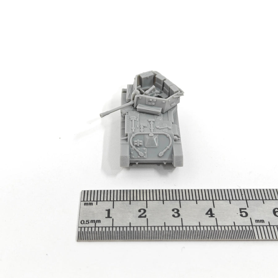 WWII Soviet ZSU-37 Self-Propelled Gun 1/144 Resin Model Kit - 1/144 resin model view 2