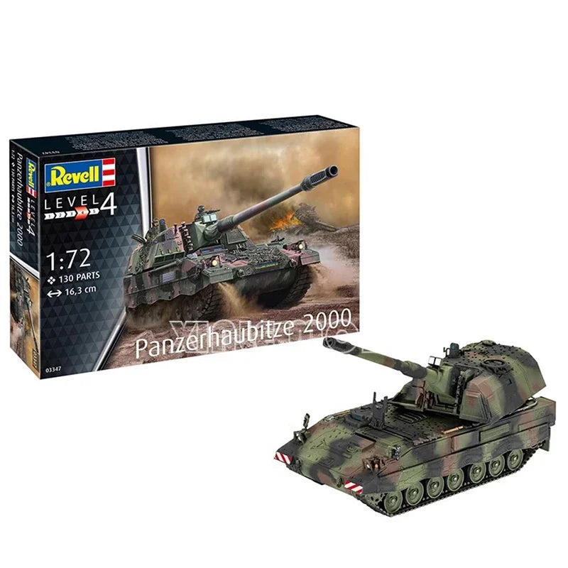 Modern German Panzerhaubitze 2000 Self-Propelled Howitzer 1/72 Resin Kit - 1/72 resin model view 5