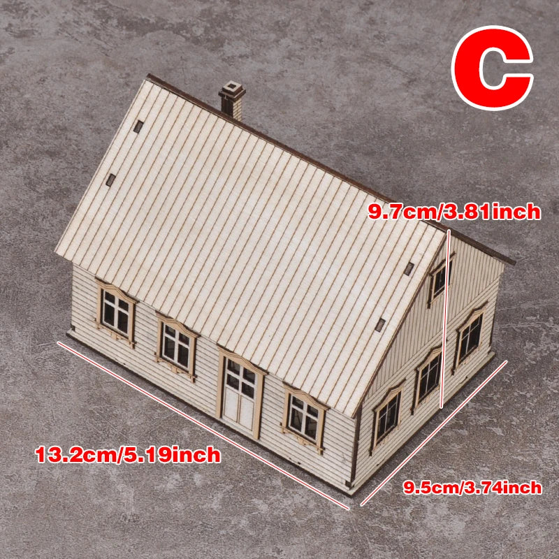 Eastern European Village House Shop 1/72 Resin Terrain Diorama Kit - 1/72 resin model view 4