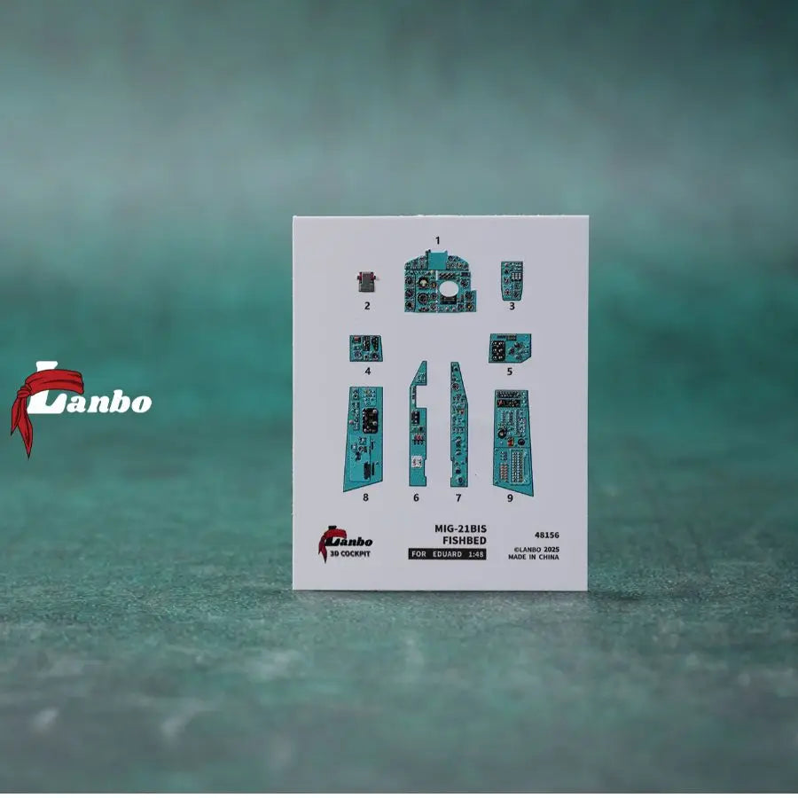 MiG-21bis Fishbed Cockpit Set 1:48 Resin Detail Kit - 1/48 resin model view 3