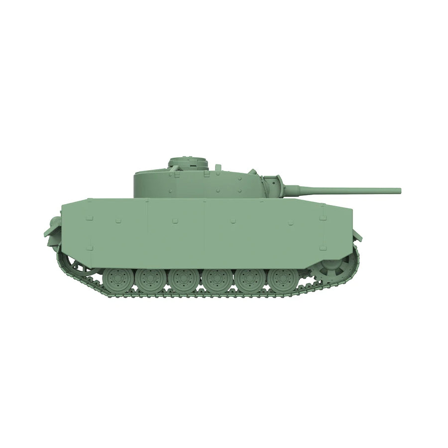 WWII German Panzer III Ausf.M 1/144 Resin Model Kit - 1/144 resin model view 3