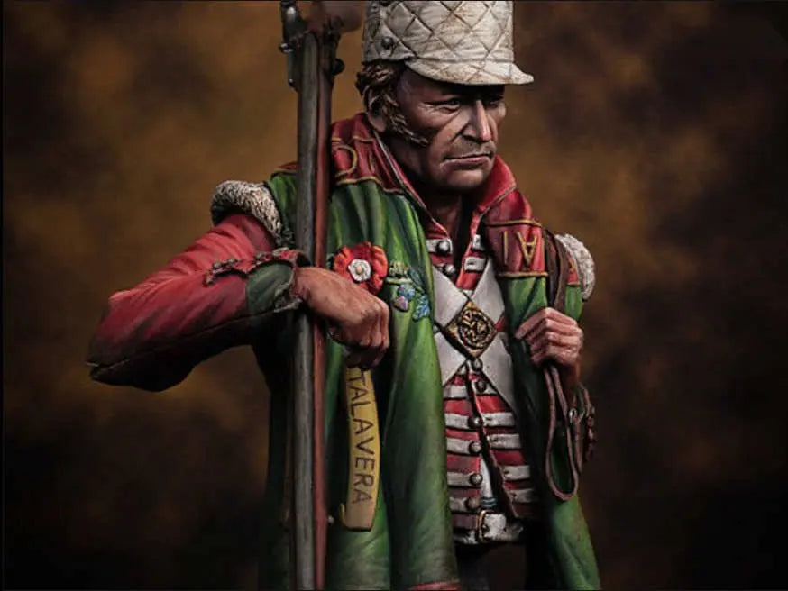 British Army 24th Regiment of Foot Soldier 1/35 Resin Figure - 1/35 resin model view 6