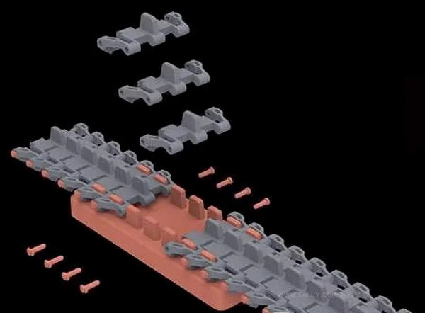 WWII German Panzer III/IV Track Links 1/35 Resin Accessory Kit