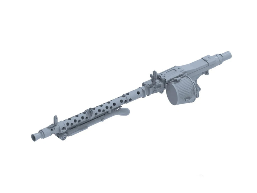 WWII German MG34 Machinegun 1/35 Resin Parts Kit - 1/35 resin model view 2