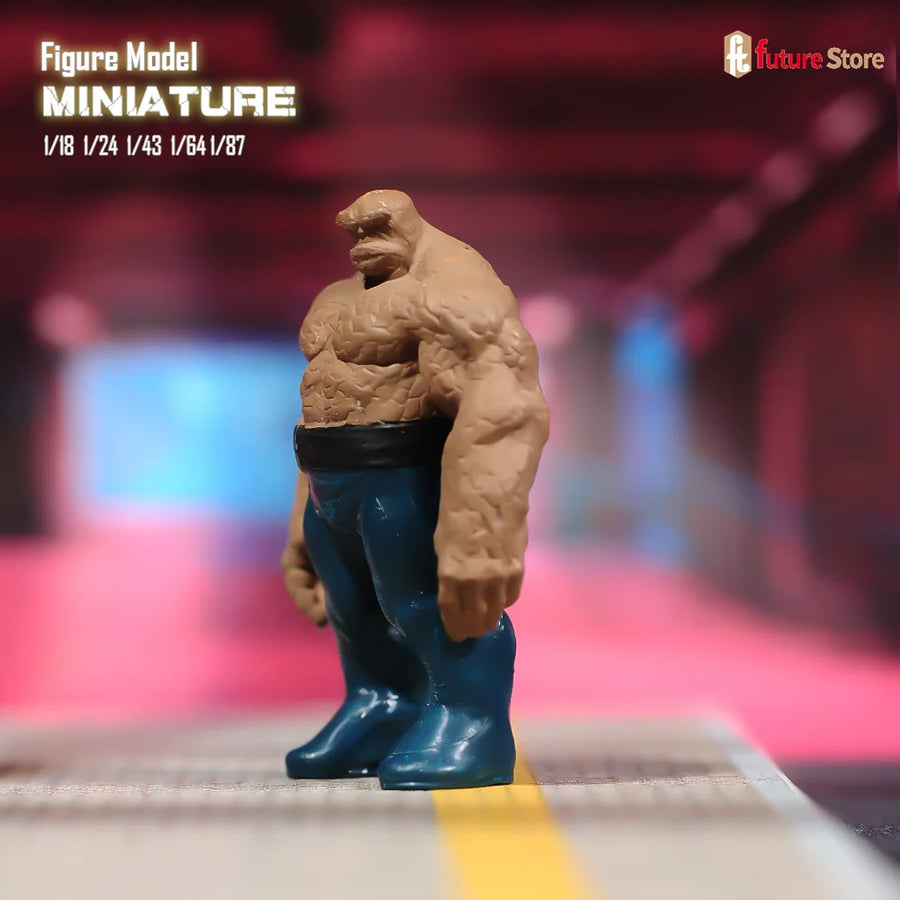 The Thing (Ben Grimm) Fantastic Four Multi-Scale Resin Figure Kit 1/24-1/87 - resin model view 2