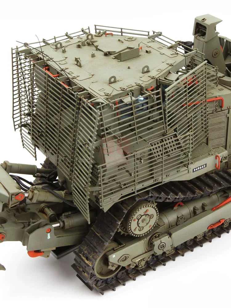 D9R Armored Bulldozer w/ Slat Armor 1/35 Scale Resin Model Kit - 1/35 resin model view 3