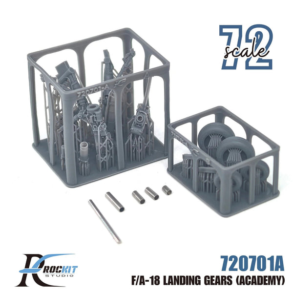 F/A-18 Super Hornet Landing Gear Set 1/72 Scale Resin Model Kit