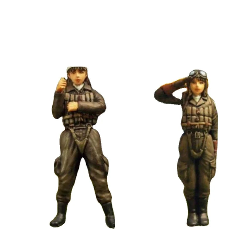 WWII Female Pilot Officer 1/35 Resin Figure Kit - 1/35 resin model view 2
