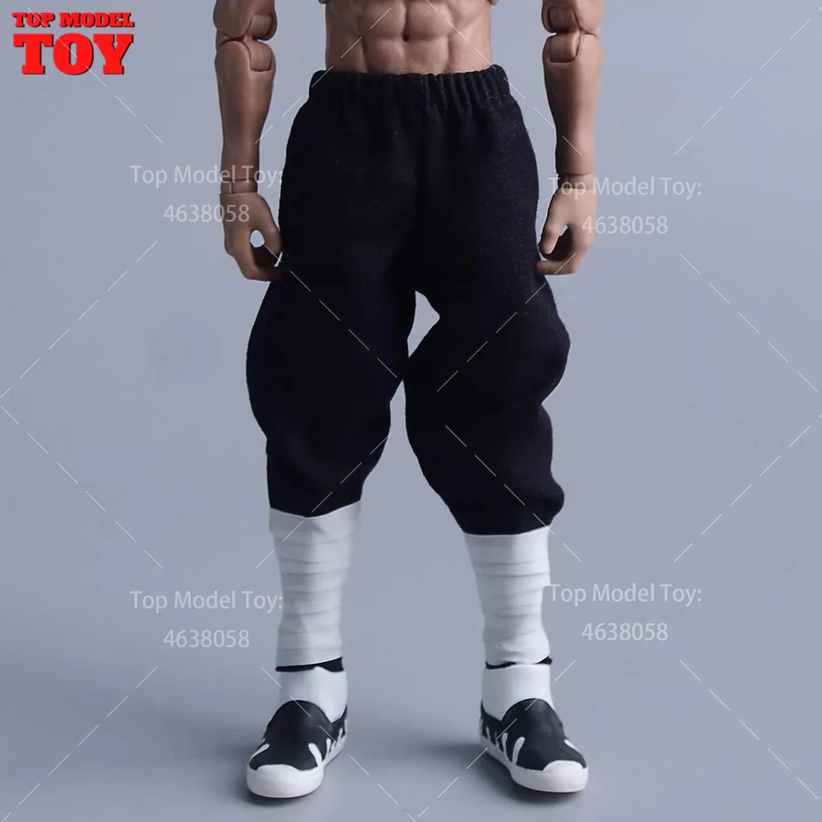 Kung Fu Master Long Coat & Bound Leg Pants 1/12 Scale Resin Figure Kit - 1/12 resin model view 6