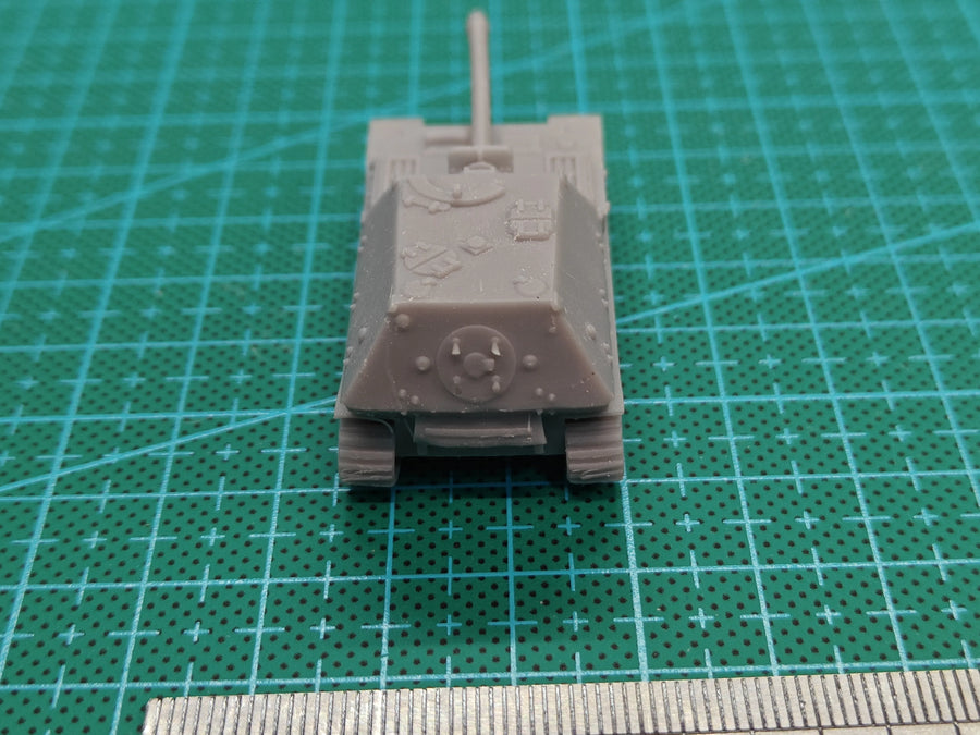 WWII German Ferdinand Tank Destroyer 1/144 Scale Resin Model Kit - 1/144 resin model view 4