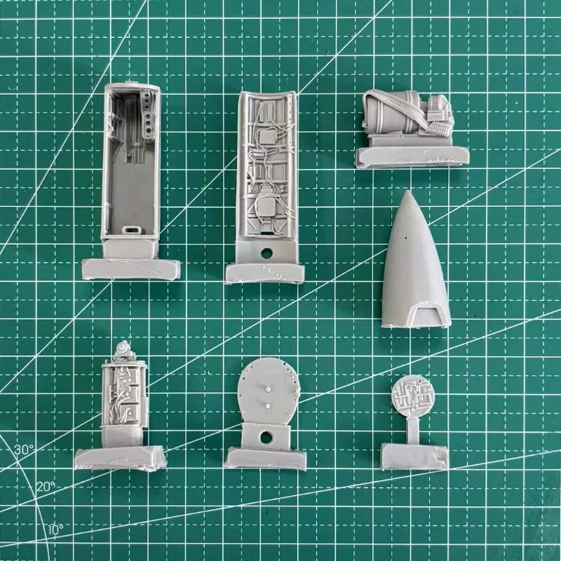 Modern F/A-18C Engine Intake Detail Set 1/48 Resin Aircraft Kit - resin model view 3
