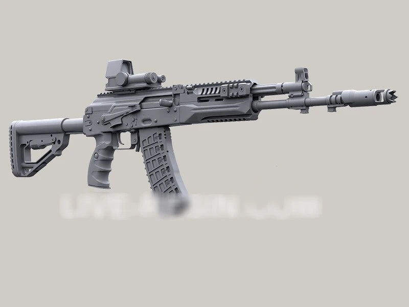 AK-12 Russian Assault Rifle Set 1/35 Resin Model Kit - 1/35 resin model view 3