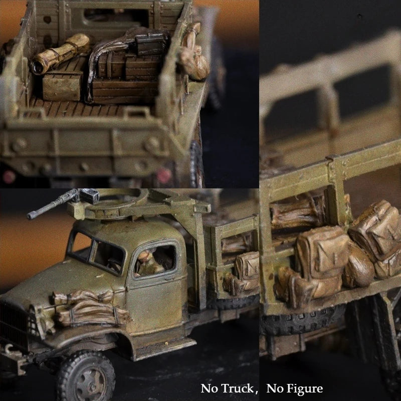 WWII Stowage Props Set 1/35 Resin Diorama Kit - 1/35 resin model view 3